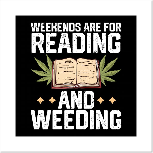 Reading and Weeding Wall Art by PixelArt